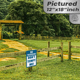 Do Not Tempt Me Warning Sign - No Trespassing Decor 30