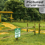Do Not Tempt Me Warning Sign - No Trespassing Decor 46