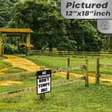 Do Not Tempt Me Warning Sign - No Trespassing Decor 78