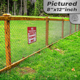Do Not Tempt Me Warning Sign - No Trespassing Decor 105