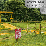 Do Not Tempt Me Warning Sign - No Trespassing Decor 110