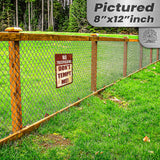 Do Not Tempt Me Warning Sign - No Trespassing Decor 137