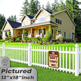 Do Not Tempt Me Warning Sign - No Trespassing Decor 140
