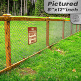 Do Not Tempt Me Warning Sign - No Trespassing Decor 153