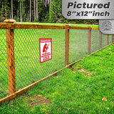 Dog Has A Gun No Trespassing - Funny Security Sign 9