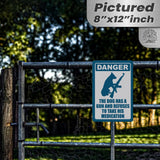 Dog Has A Gun No Trespassing - Funny Security Sign 26