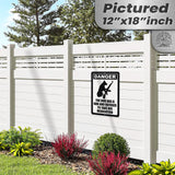 Dog Has A Gun No Trespassing - Funny Security Sign 77