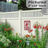 Dog Has A Gun No Trespassing - Funny Security Sign 103