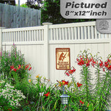 Dog Has A Gun No Trespassing - Funny Security Sign 151
