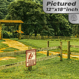 Dog Has A Gun No Trespassing - Funny Security Sign 158