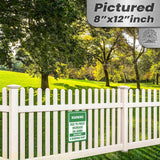 No Warning Shot Trespassing Sign - Ammo Price 38