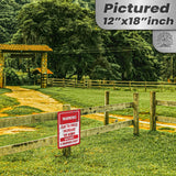 No Warning Shot Trespassing Sign - Ammo Price 94