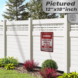 No Warning Shot Trespassing Sign - Ammo Price 125